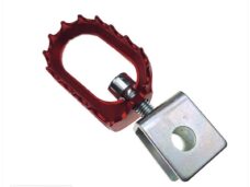 Voetsteunset Derbi Senda-R Aluminium Rood