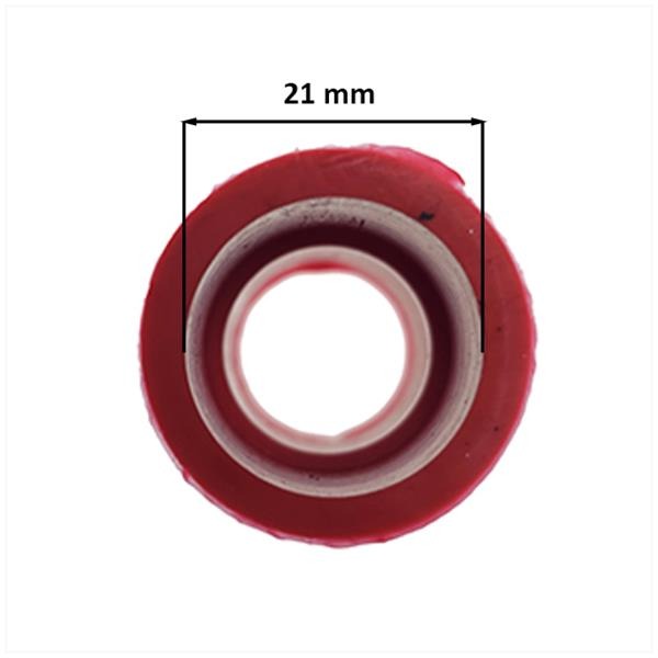 Uitlaatrubber UNI 18/21mm Rood - Afbeelding 3
