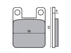 Remblokset RMS (Peugeot Zenith/Speedfight) CE
