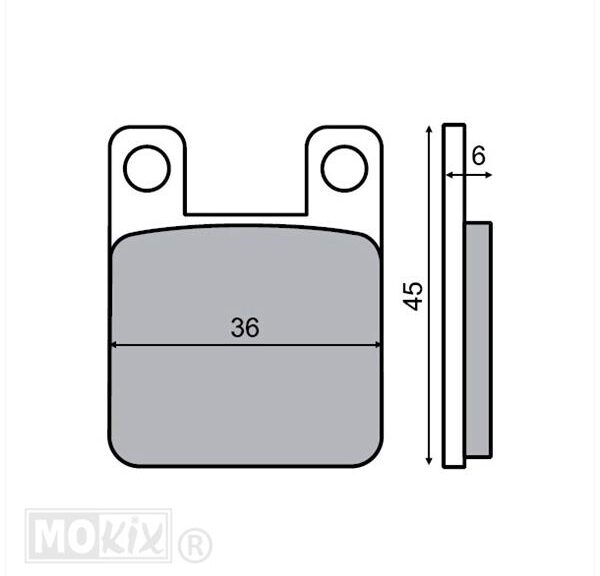 Remblokset RMS (Peugeot Zenith/Speedfight) CE