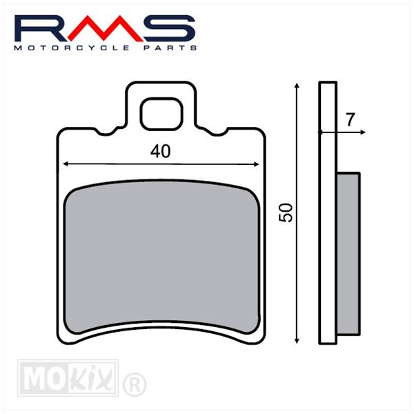 Remblokset RMS (Aprilia Amico/TY/NEO'S/Honda X8R)