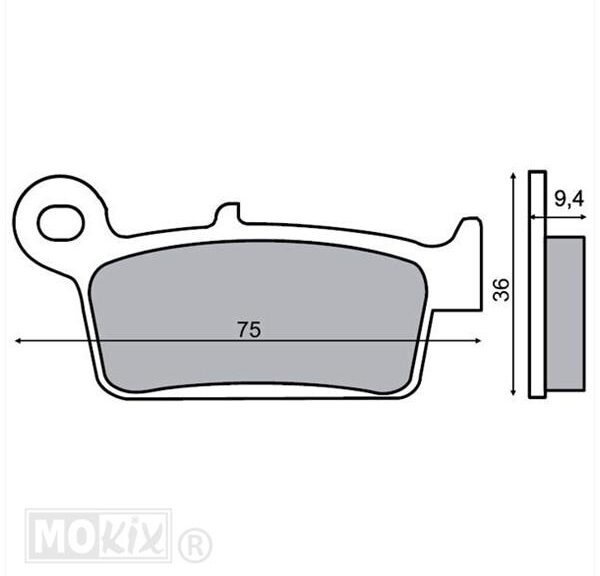 Remblokset RMS (Kymco KB/K12/DINK) CE
