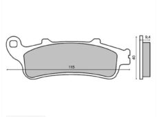 Remblokset RMS (Honda Pantheon 4T 125cc) CE