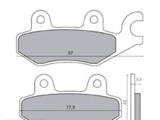 Remblokset RMS (Kymco Dink IVA S3/S5) CE