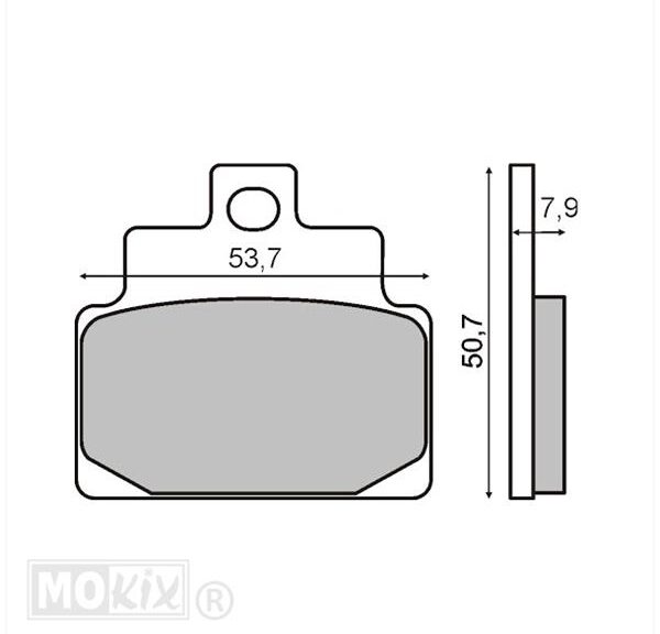Remblokset RMS (Aprilia Leonardo 2001) CE