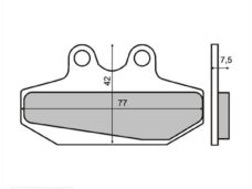 Remblokset RMS (Derbi GPR/PEU SPF3/RIEJU RR) CE