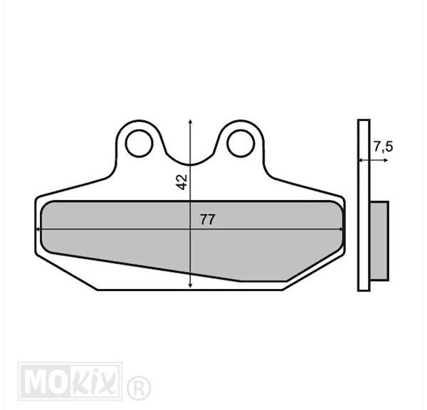 Remblokset RMS (Derbi GPR/PEU SPF3/RIEJU RR) CE