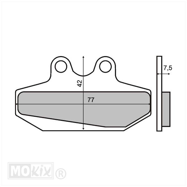 Remblokset RMS (Derbi GPR/PEU SPF3/RIEJU RR) CE