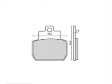 Remblokset RMS (Piaggio Beverly 500 05/06) CE