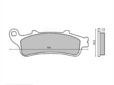 Remblokset RMS (Honda Pantheon 2T '96) CE