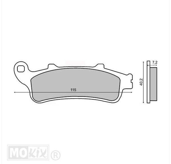 Remblokset RMS (Honda Pantheon 2T '96) CE