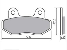 Remblokset RMS (Grand Retro NSR/MBX/KYMCO/SPF3) CE