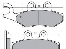 Remblokset RMS (Piaggio Primavera/FLY) CE