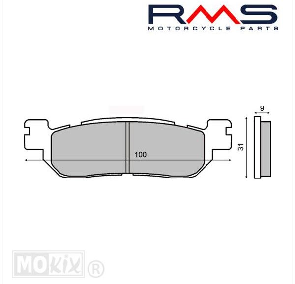 Remblokset RMS (YA Majesty 250/ITALJET Jetset 01)"