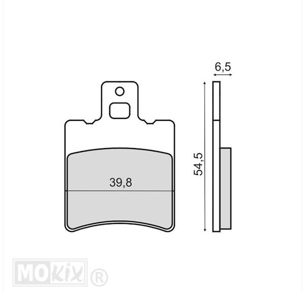 Remblokset RMS (NEO'S/Ovetto >97) CE"
