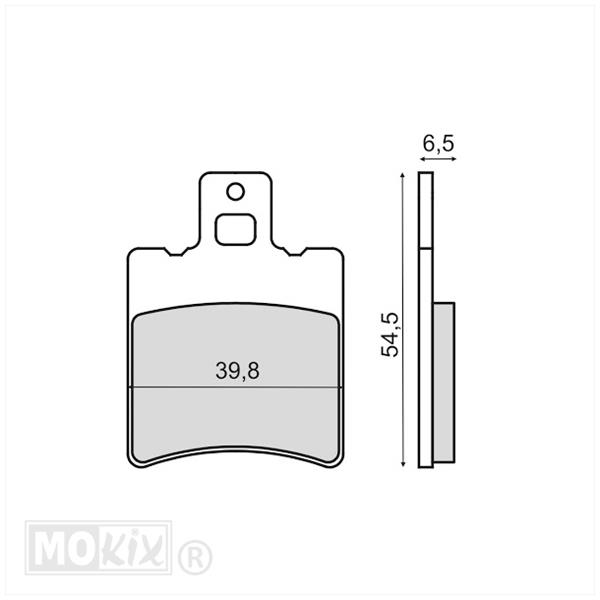 Remblokset RMS (NEO'S/Ovetto >97) CE"