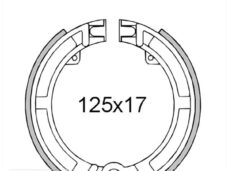 Remschoen-SET Vespa PK50 Voor RMS