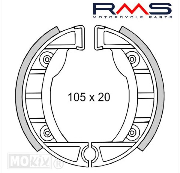 Remschoen-SET Tomos A35 NT 105mm RMS