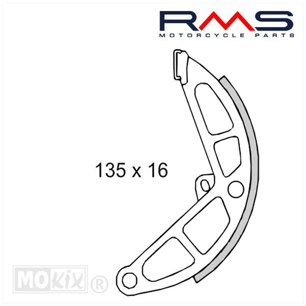 Remschoen Vespa Ciao/SI Achter - RMS