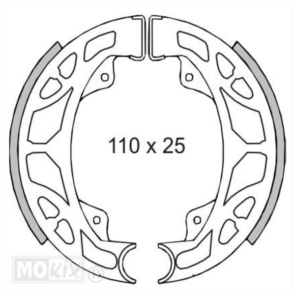 Remschoen-SET Piaggio Runner/ZIP/Vespa LX RMS