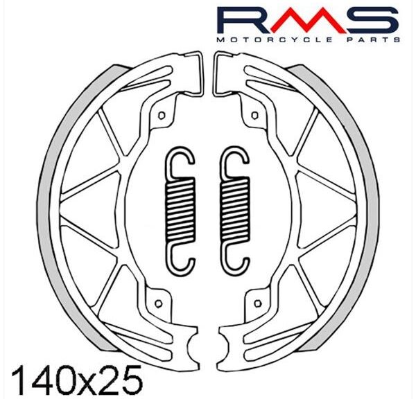 Remschoen-SET Aprilia/ Italjet/ Piaggio 140x25 - RMS