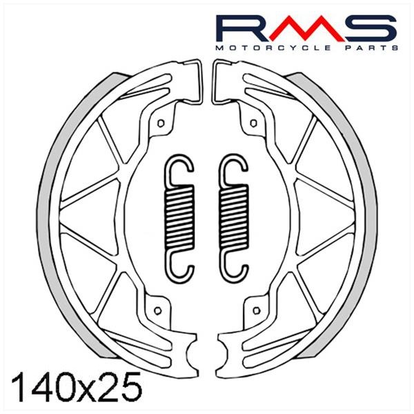 Remschoen-SET Aprilia/ Italjet/ Piaggio 140x25 - RMS