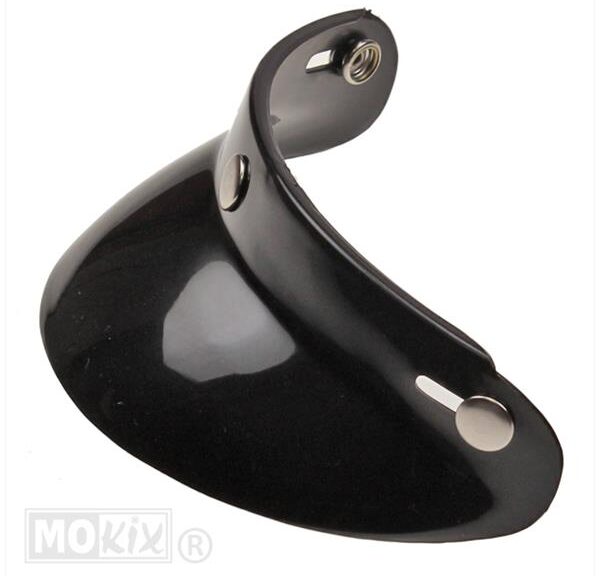 Helm Klep LE Mans/Custom 195mm Zwart MKX