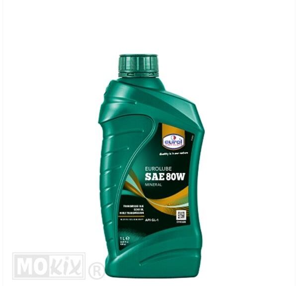 Motorolie SAE 80W GLI  Eurol 1Lt