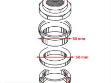 Balhoofdset China Grand Retro/China Scooters Ø24MM - Supertec