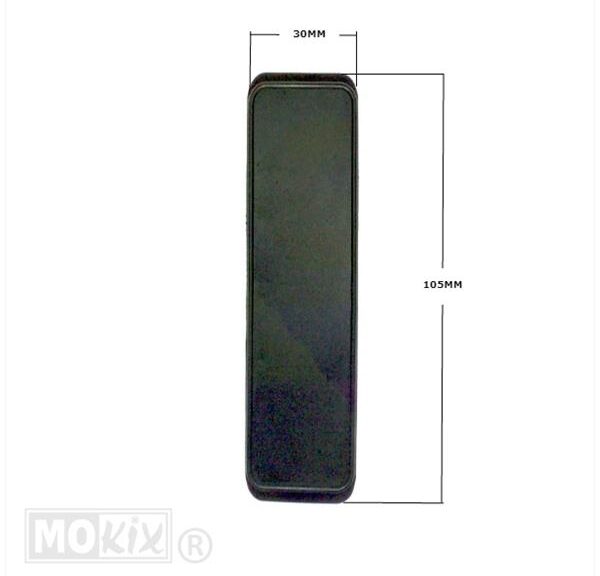 Frame Nummer Deksel China Grand Retro Zwart 30x105