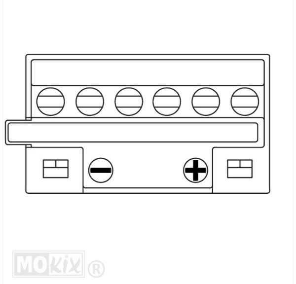 Accu CB 3L-A (YB 3L-A) 100x57x110 - Yacht