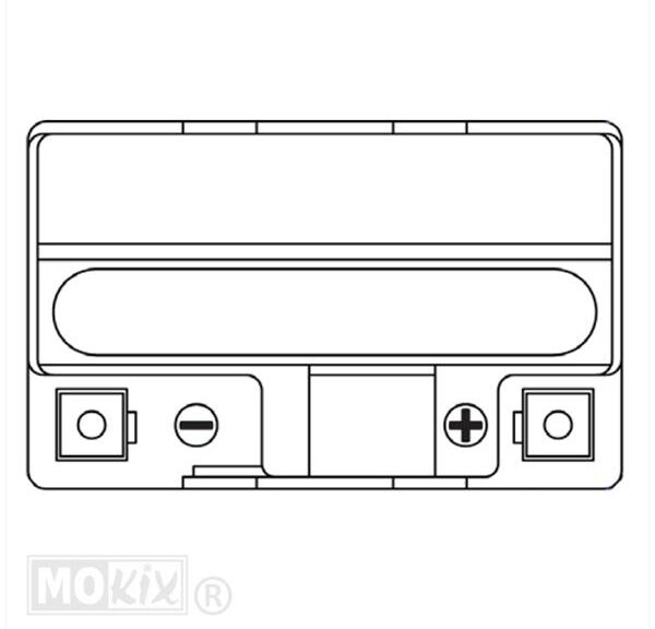 Accu CT 4L-BS (YT 4L-BS) +Acid Pack 113x70x88 - Yacht