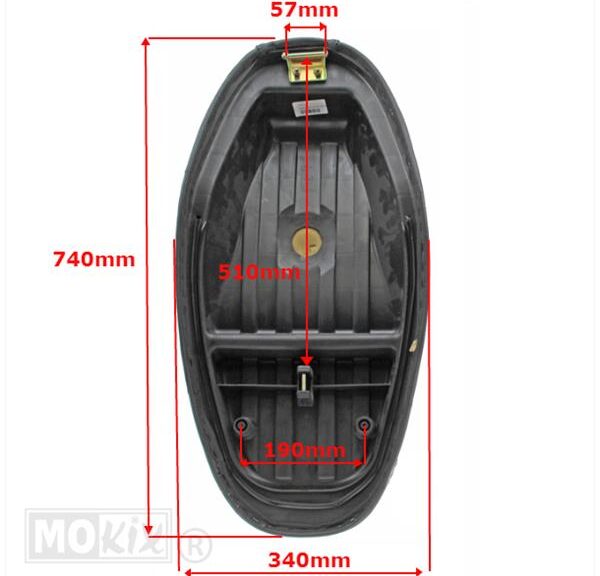 Buddy Seat China JET TEN Zwart