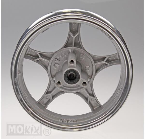 Velg China JET TEN Voor ALU 10mm AS Grijs