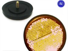 Zijreflector Rond 60mm Oranje Bout M5 CE
