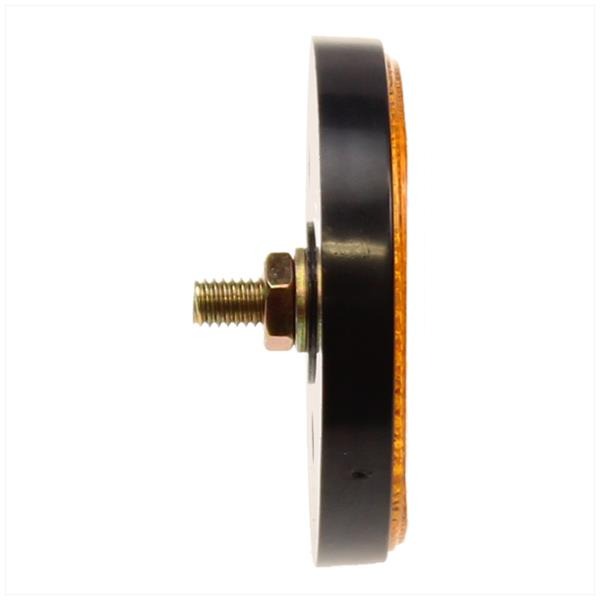 Zijreflector Rond 60mm Oranje Bout M6 CE - Afbeelding 2