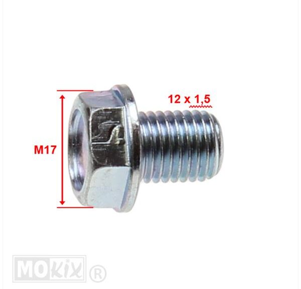Olie-Aftapplug Peugeot 4T / China 125cc 12x1.5