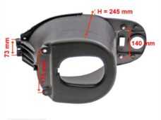 MET-IN BOX/Helmbak China Pico Zwart - MKX