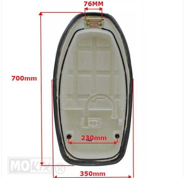 Buddy Seat China Classic LX  Zwart Compleet