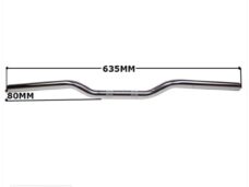 China Pico 1 Chrome Handlebar 22mm - Supertec