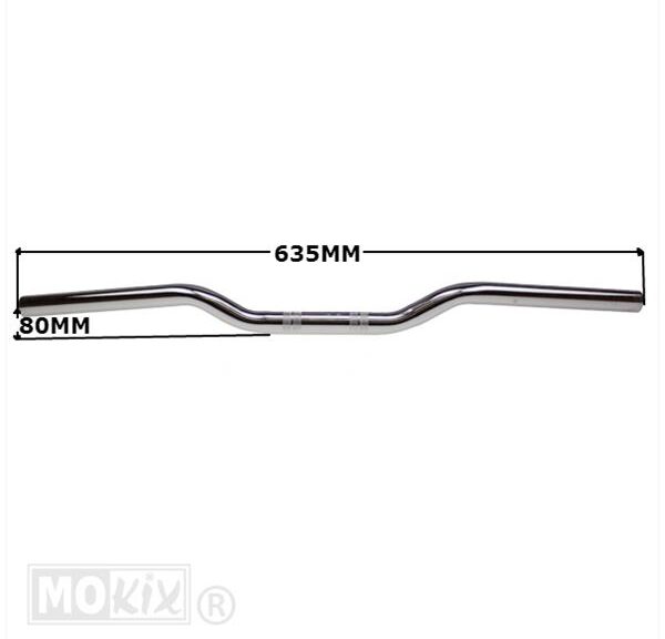 Stuur China Pico 1 Chroom 22mm - Supertec