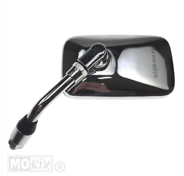Spiegel China Grand Retro Vierkant Chroom Links - MKX