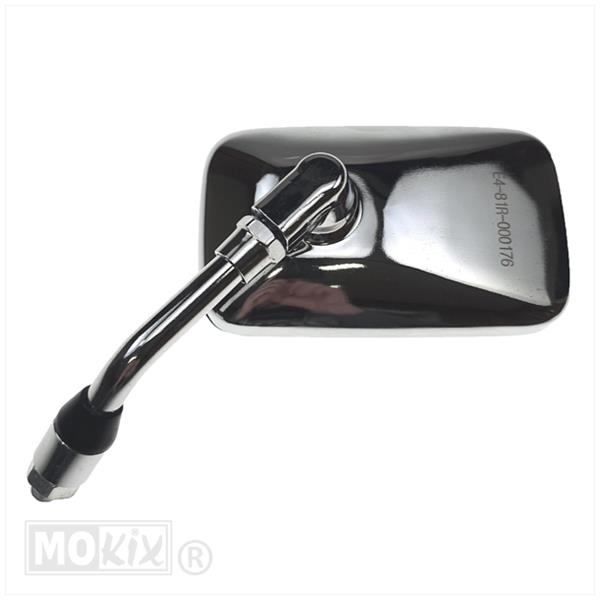Spiegel China Grand Retro Vierkant Chroom Links - MKX
