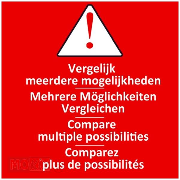 Achterbandspatbord China Classic LX Vert Zwart - Afbeelding 5