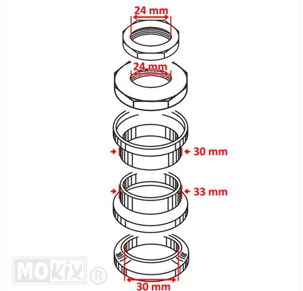 Balhoofdset China Classic LX / Z2000 - Supertec
