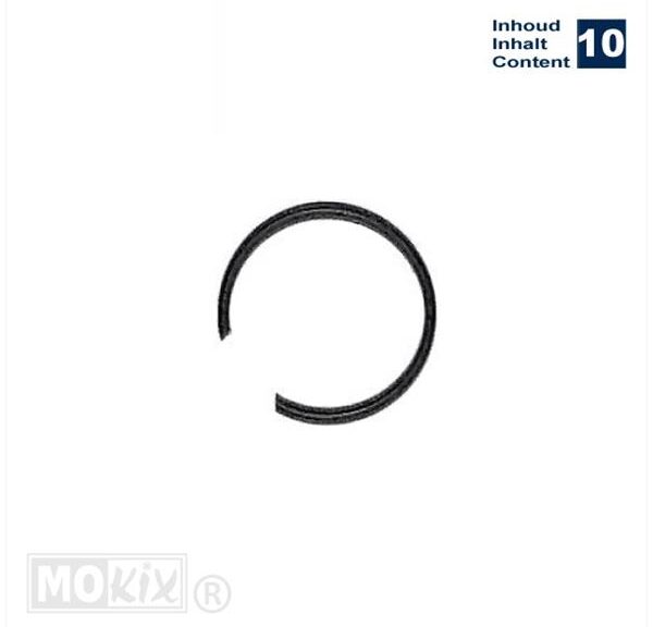 Circlip d'axe de piston 15 mm Chine 4T GY6 125cc C (10)