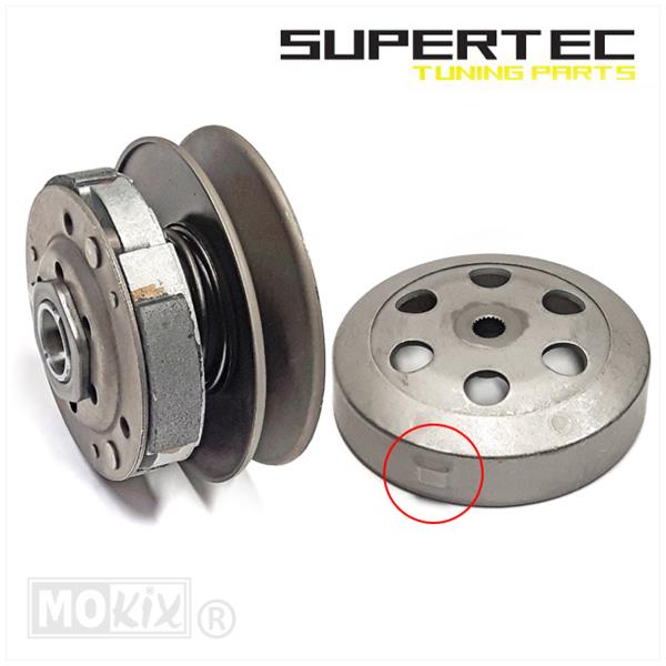Koppeling+NOK China 4T GY6 Scooter 50cc Compleet - Supertec