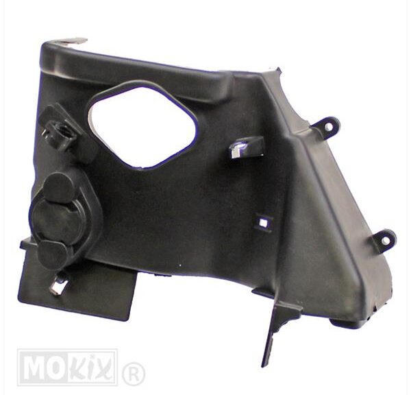 Koelkap Cilinder Onder + Boven China GY6 125 Zwart