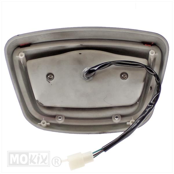 Achterlicht China Classic LX Zwart LED CE - Afbeelding 3