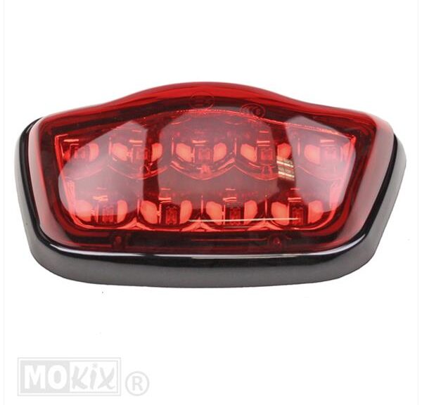 Achterlicht China Classic LX Zwart LED CE